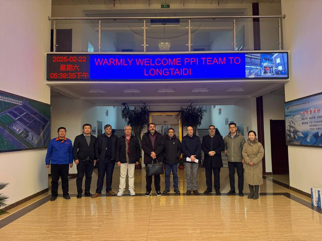 بازدید مدیران ارشد پروژه فشار افزایی از کارخانه Long tai di